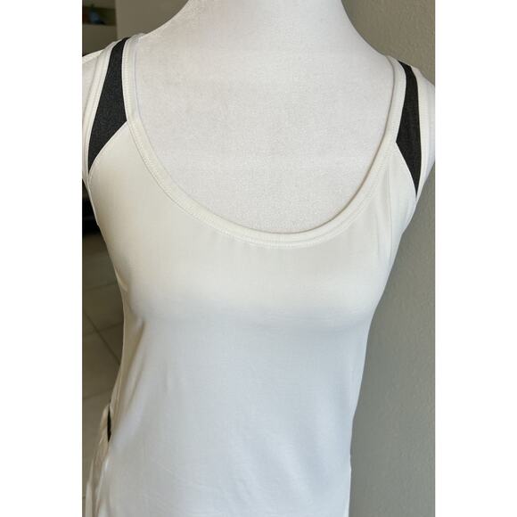 NEW White Tennis Dress Pleated Mini Sporty Golf Razor Back Preppy Active Comfy M - Picture 15 of 15